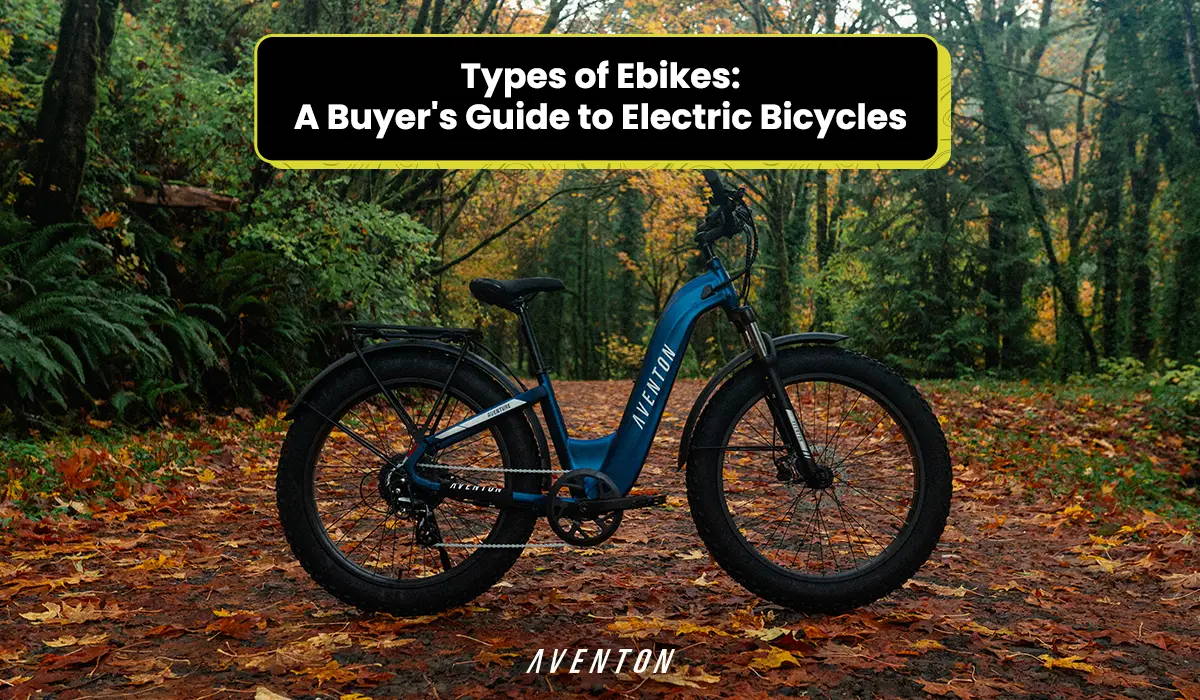 Types of Ebikes: A Buyer's Guide to Electric Bicycles