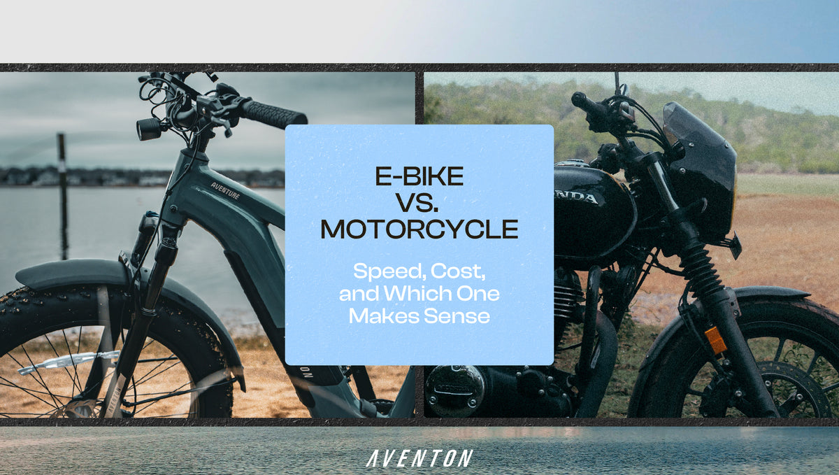 E-Bike vs. Motorcycle: Speed, Cost, and Which One Makes Sense