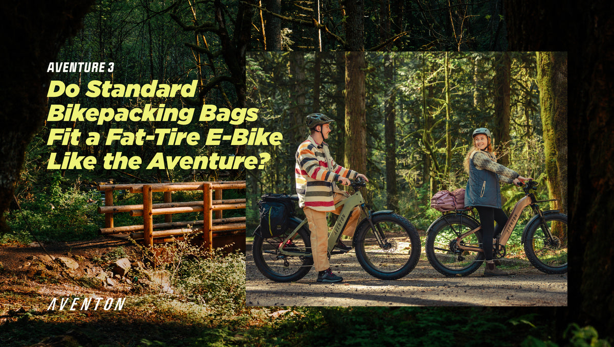 Do Standard Bikepacking Bags Fit a Fat-Tire E-Bike Like the Aventure?