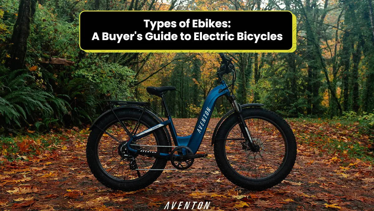 Types of Ebikes: A Buyer's Guide to Electric Bicycles