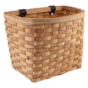 SUNLITE WOODEN CLASSIC BASKET- front side view
