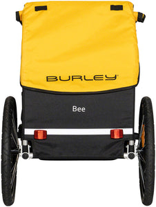 Burley Bee Child Trailer - Single, Yellow Rear View