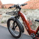 Aventure  Front Rack Lifestyle Shot in Black - common
